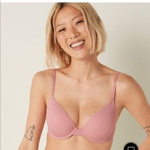 Pink Victorias Secret Wear Everywhere Push Up Bra 32C